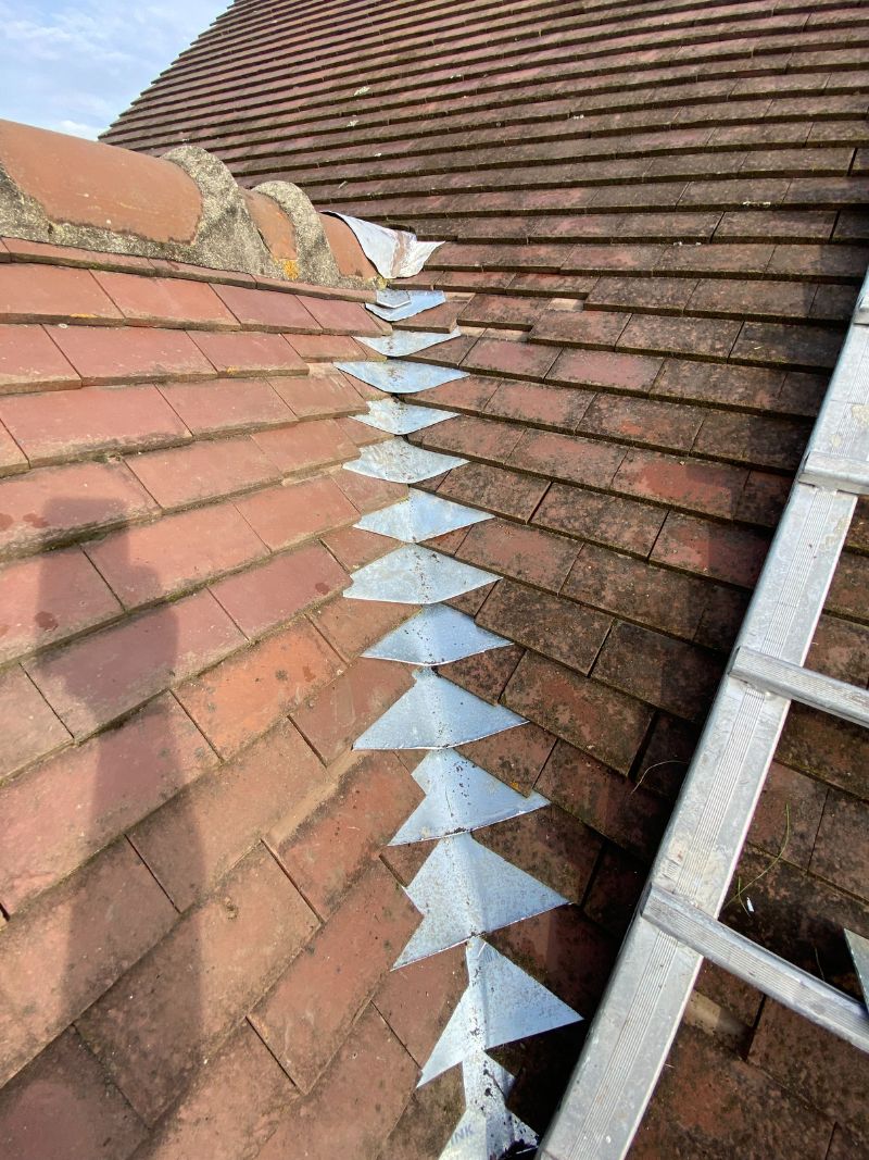 Zinguerie zinc finie après rénovation complète