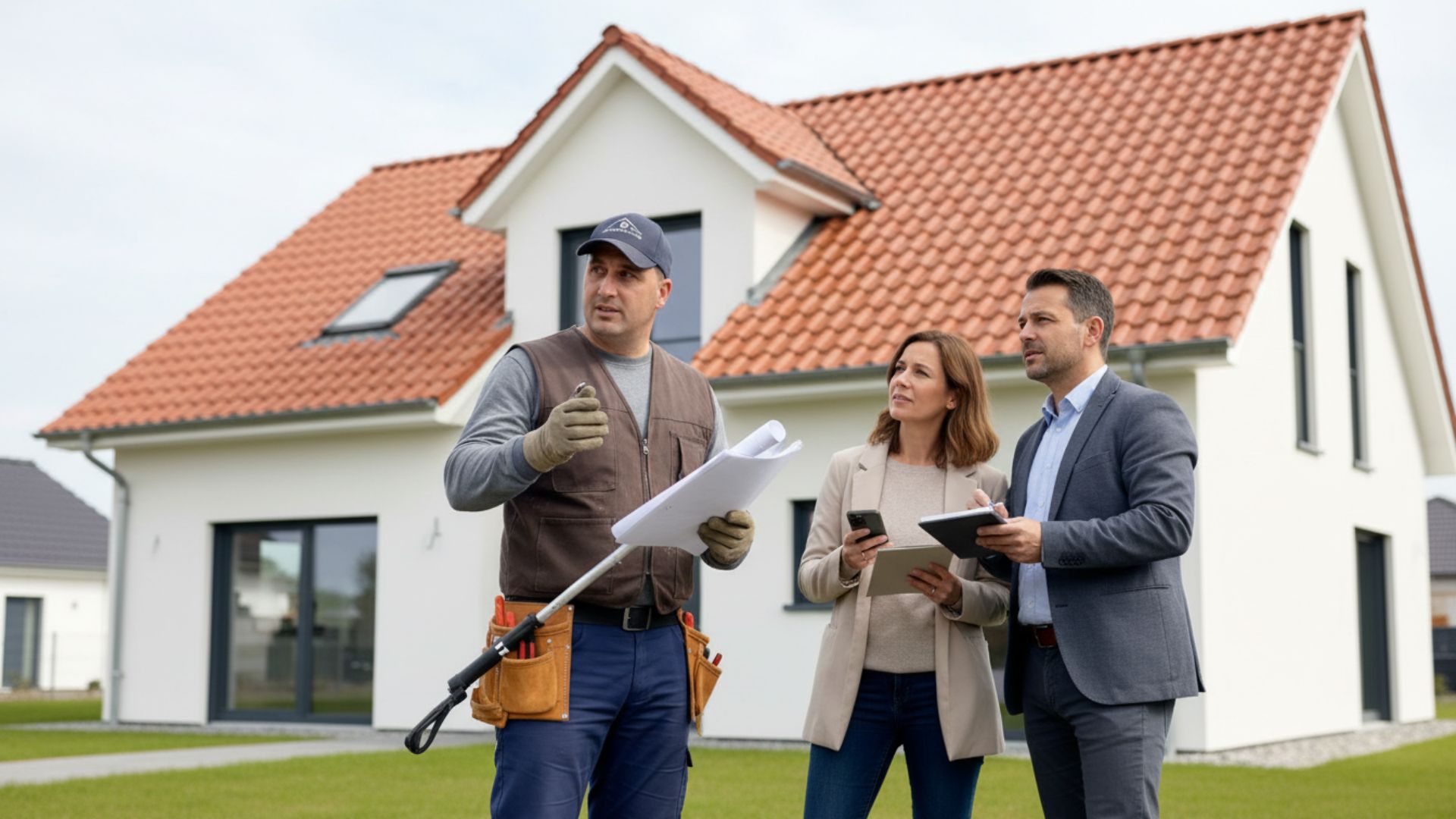 Diagnostic toiture avant achat immobilier - RS Couverture explique l'état de la couverture aux acquéreurs à Montesson